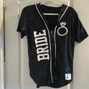 Custom bride, baseball jersey
